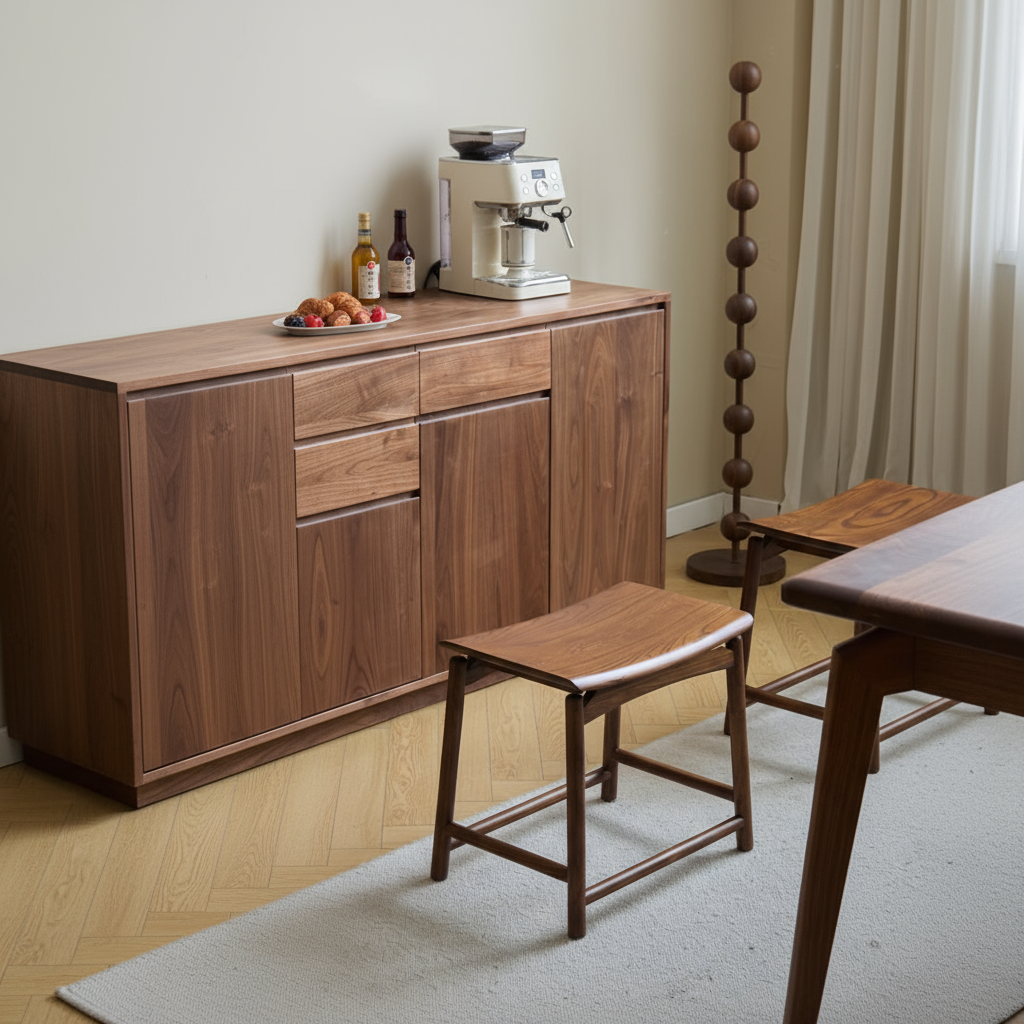 Handmade Rustic Solid Elm Saddle Stool | Bedroom, Entryway & Living Room