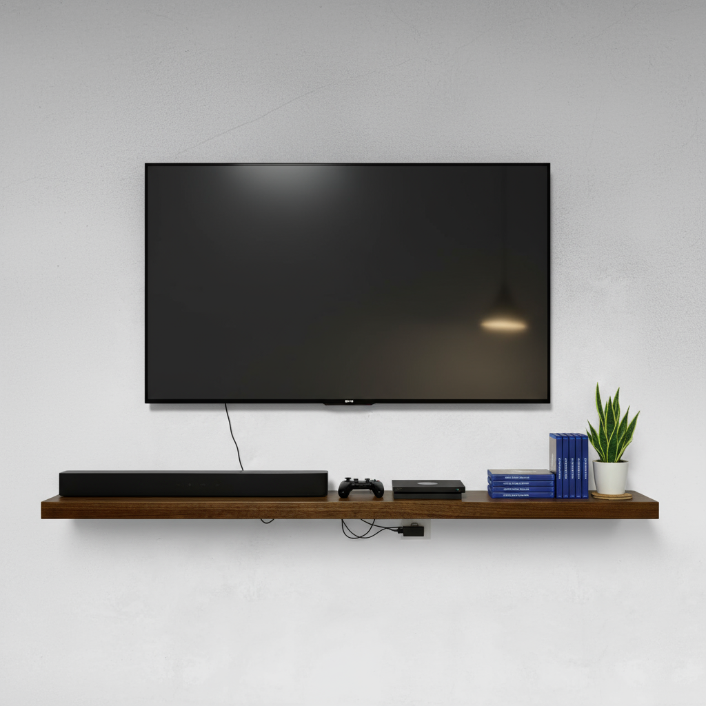 White Oak、Walnut、Red Oak、Cherry Wood、Beech Wood Floating Shelves（Default right angle