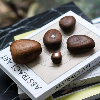 Magnetic Wooden Pebble Balance Stones