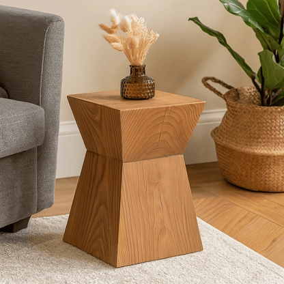 Natural Wooden Stool Side Table Living Room Solid Wood Stump Stools Chair Furniture