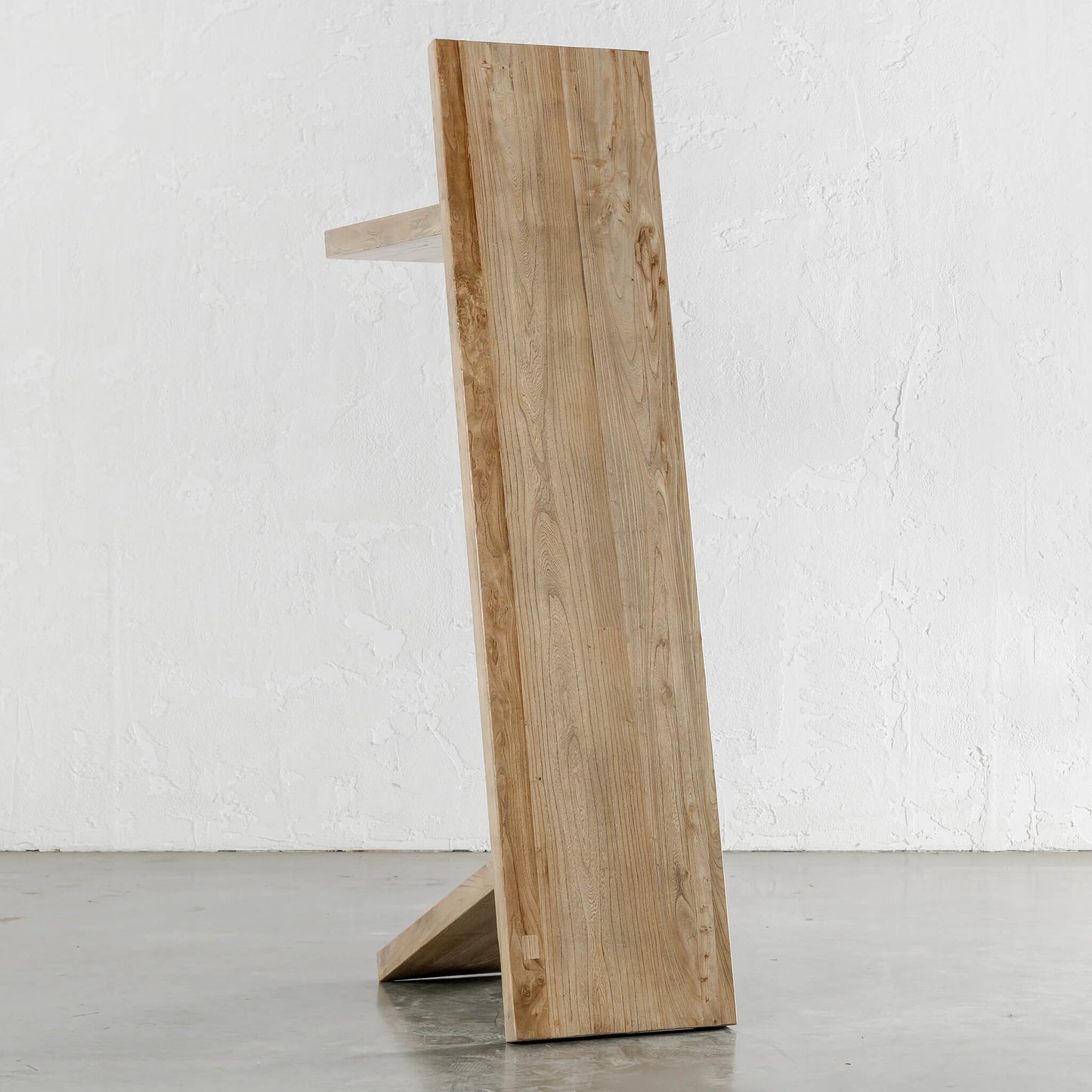 Handcrafted Reclaimed Elm Wood Bench