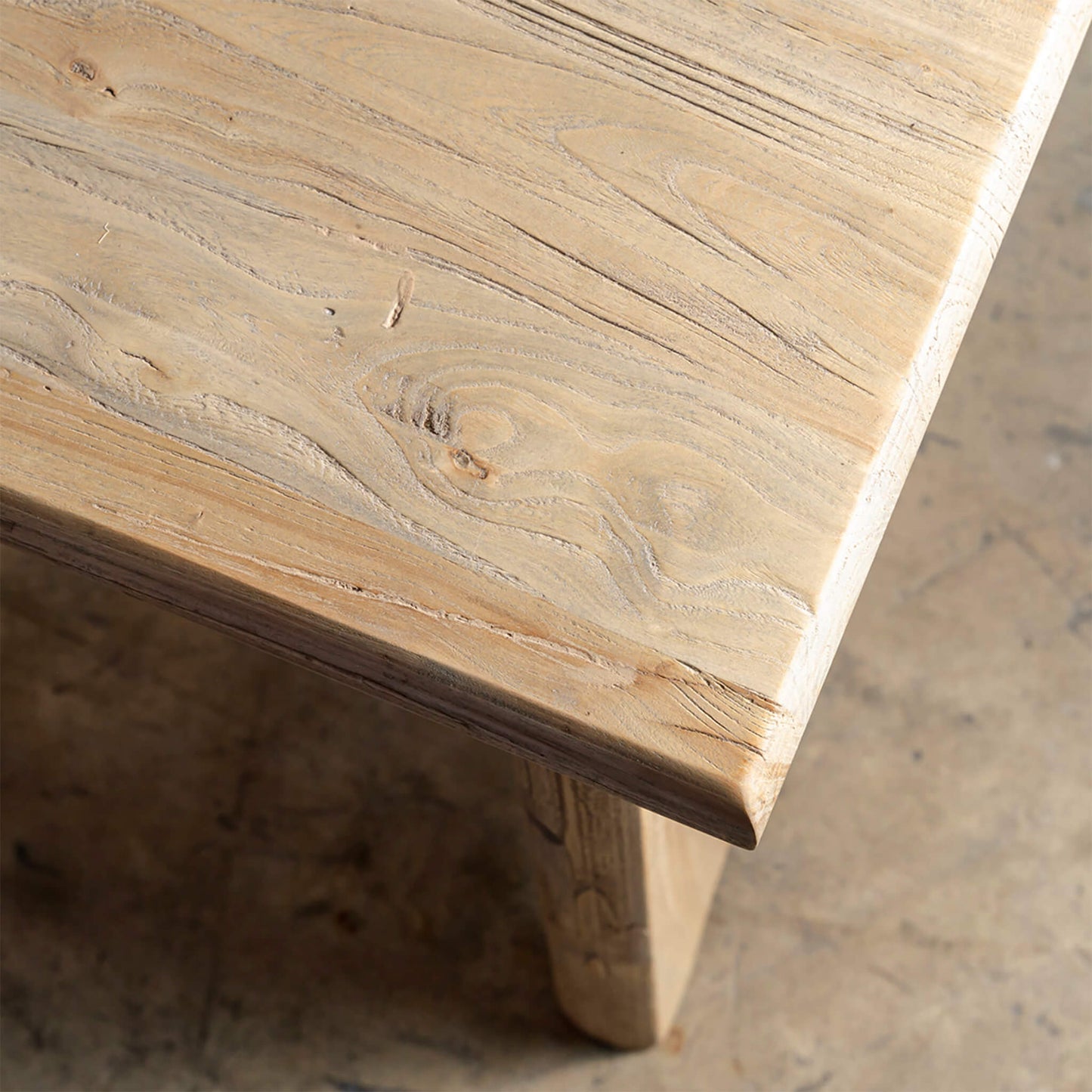 Reclaimed Elm Solid Wood Coffee Table