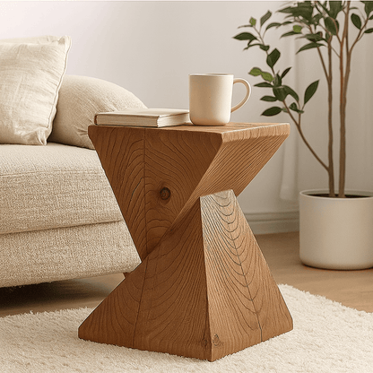 Natural Wooden Stool Side Table Living Room Solid Wood Stump Stools Chair Furniture