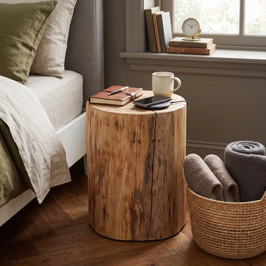 Cypress Wood Stump Table