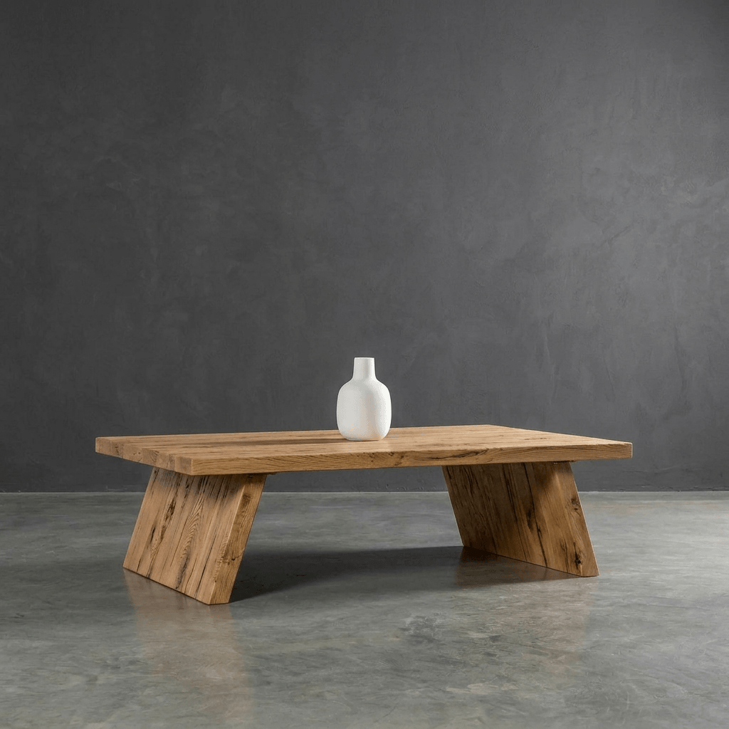 Reclaimed Elm Solid Wood Coffee Table