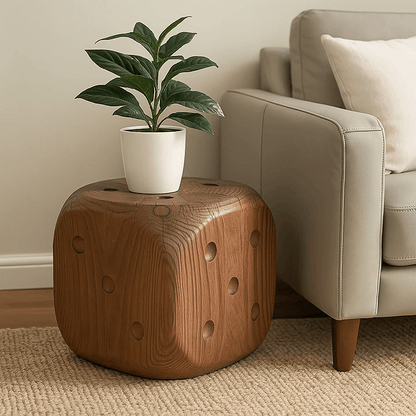 Natural Wooden Stool Side Table Living Room Solid Wood Stump Stools Chair Furniture