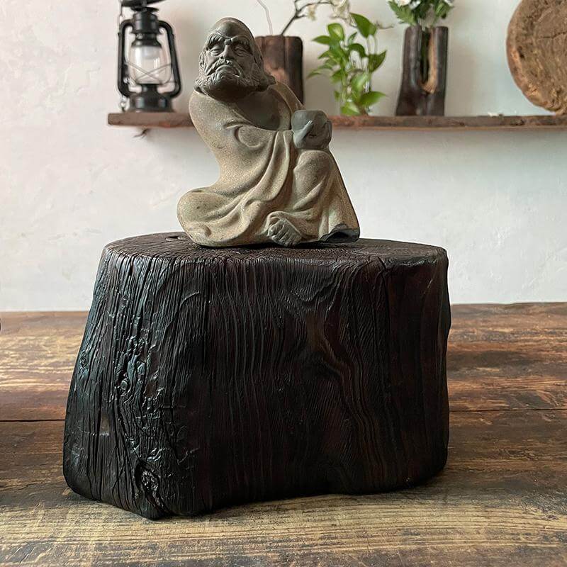 Handmade Live Edge Reclaimed Wood Display Riser